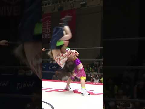 【女子プロレス】水車落とし / 遠藤有栖【小柄ながら豪快に投げ切るパワー技】