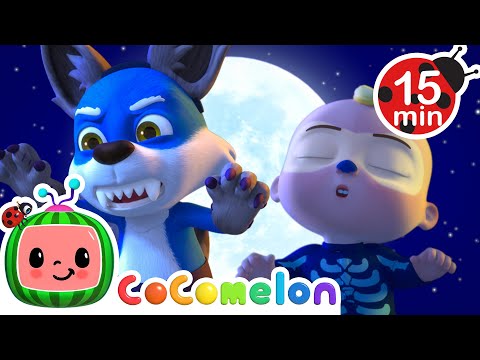 Spooky Werewolf Song 🐺 | CoComelon Animal Time | Animals for Kids