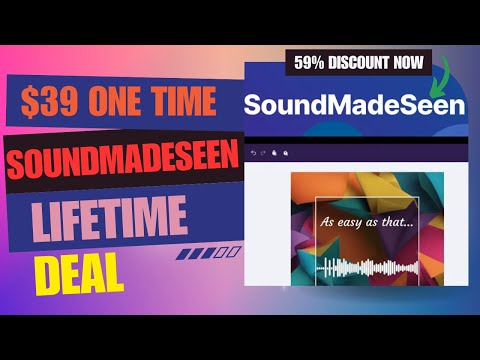 🌟🌟SoundMadeSeen Lifetime Deal | Convert Speech to Videos Instantly | $39 Lifetime Deal | 59% Now