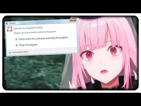 Calli.exe stopped working while playing Dark Souls 2 【Hololive EN】