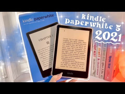 📖 Kindle Paperwhite 11th gen | aesthetic unboxing + setup + accessories 📦