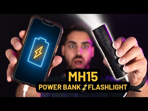 The new MH15 Power Bank Flash light | Nitecore MH15 Review