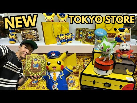 EXCLUSIVE ITEMS I Got From the NEW Pokemon Store Tokyo Station! ポケモン 東京駅 限定グッズ