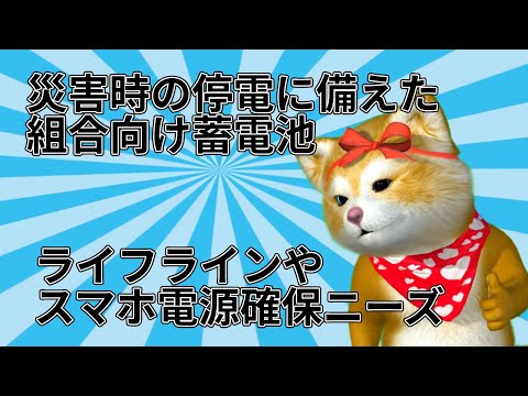 相次ぐ台風、豪雨災害、停電対策に関心！蓄電池導入図る動き　スマホの電源確保ニーズなどにも