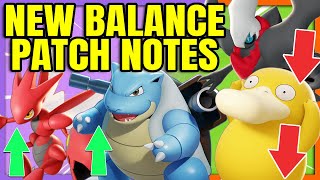 NEW BALANCE PATCH and it's actually GOOD?! | Pokemon Unite