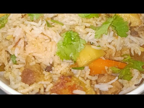 #easy గా వెజ్ ధమ్  బిర్యాని cooker లో ఇలా చేయండి #how to make veg dum biryani @VegfoodiesJ