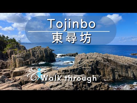 [4KHDR]Exploring Tojinbo Cliffs in Fukui, Japan | Majestic Coastal Views of the Sea 福井県 東尋坊 散策