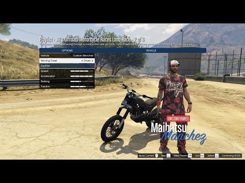 GTA Online - Dirtbike Races and Last Dose Mission 1