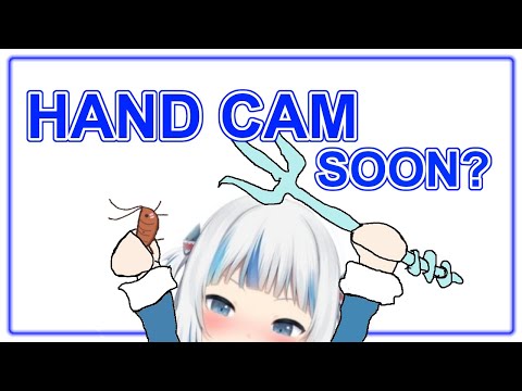 Gura's Cam (Hand cam?) stream soon and Rare Mini Schedule ~ [GawrGura/Hololive]