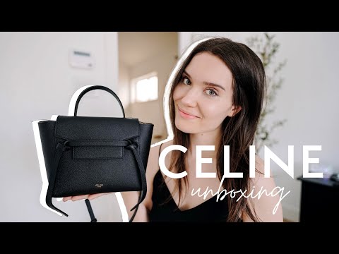 CELINE UNBOXING 👜 Celine Nano Belt Bag - First Impression + What fits inside