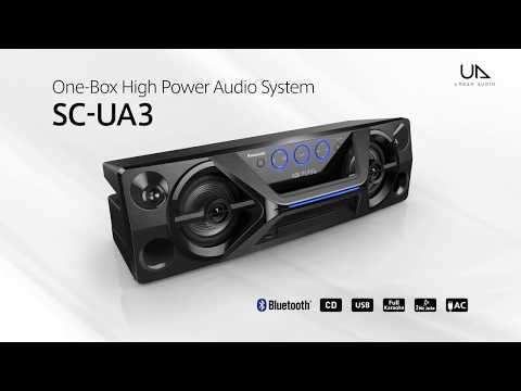 Panasonic One-Box High Power Audio System SC-UA3