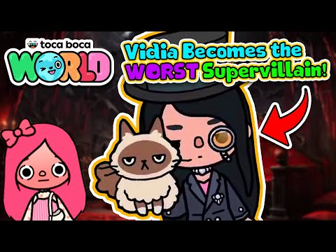 Vidia Becomes the WORST Supervillain! - Toca Life World