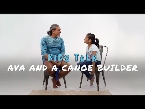 Nihi! KIDS TALK Ava and a Canoe Builder | KIDS TALK | Nihi!