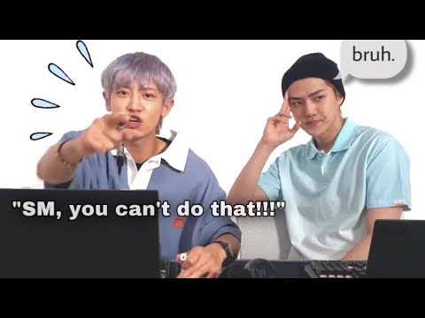 who let Chanyeol & Sehun do a livestream together?