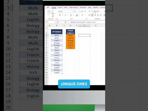 Make Excel Formulas Dynamic with this Trick #shorts