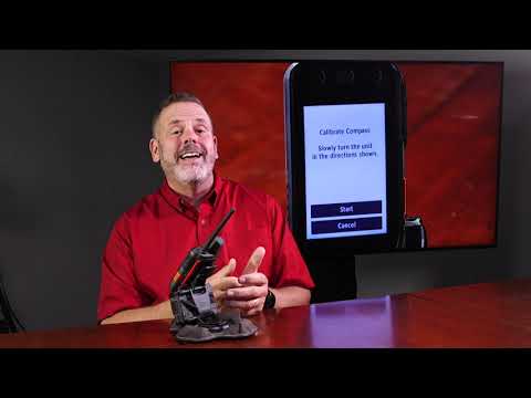 Garmin Alpha 200i -- CALIBRATE COMPASS