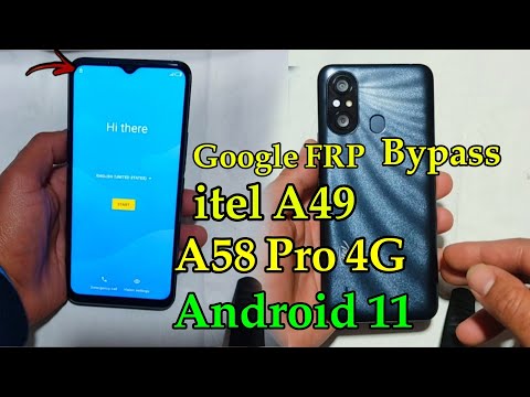 Itel A49 (A58 pro 4g  Google FRP Bypass itel Android 11  A661L  ✅