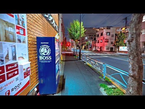 Japan: Suburban Tokyo Summer Night Walk • 4K HDR