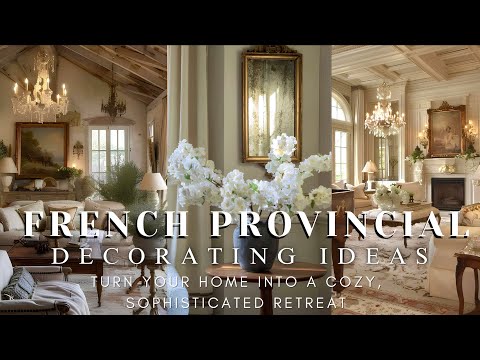 French Provincial Haven: Turn Your Home into a Cozy, Sophisticated Retreat with Simple Decor Ideas ✨