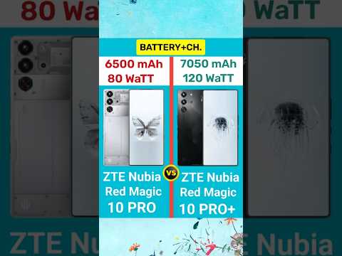 ZTE Nubia Red Magic 10 Pro vs Red Magic 10 Pro Plus