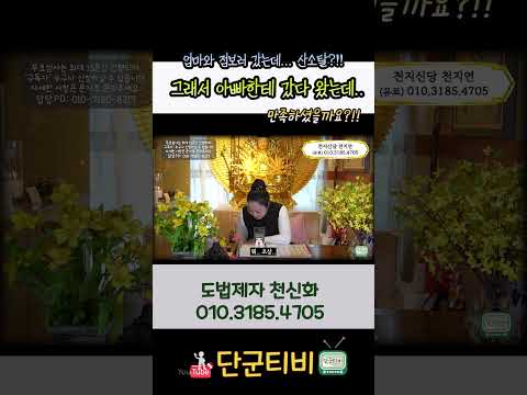 산소탈이라고 아빠산소갔는데../도법제자 천신화/천지신당천지연/부산점집