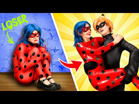 🐞 Ladybug Makeover for Her Crush! Best TikTok Makeover Hacks by La La Life Emoji