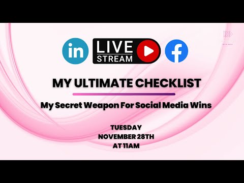 My Secret Weapon For Social Media Win: Unveiling My Ultimate Checklist