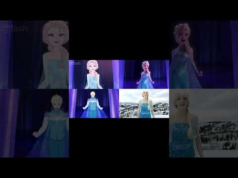 Frozen Let It Go Anime vs Original vs Male Version vs Real Life (FASH Animation)