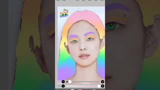 Jennie in rainbow pastry hair|comment next challenge #blackpink #jennie @ibispaintxlovers#ytshorts