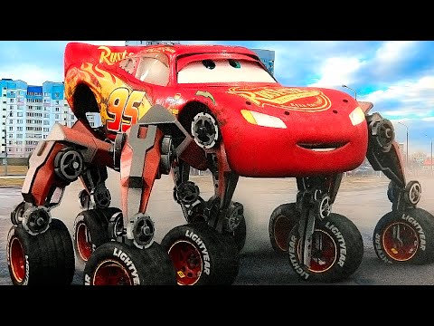 Lightning McQueen TRANSFORMER in Real Life