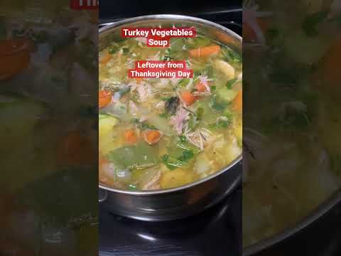 Turkey Soup #healthylifestyle #bicolvlog #vegetables #herbs