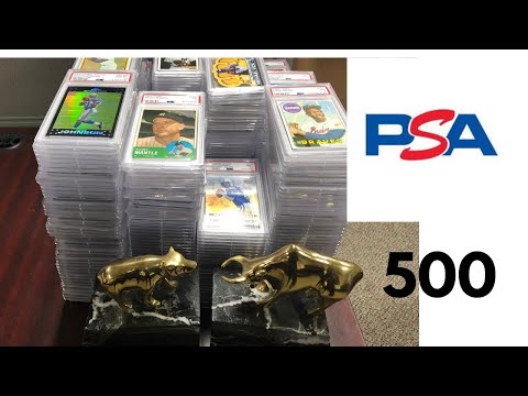 PSA 500 Card Bulk Order Arrives Back from California