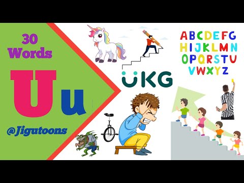 U Things for Kids | Learn Words Starting with U | Short Phonics & English Learning | #abcd #kids