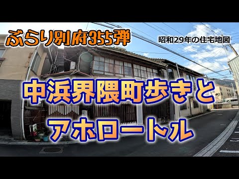 【ぶらり別府355】中浜界隈町歩きとアホロートル　BEPPU