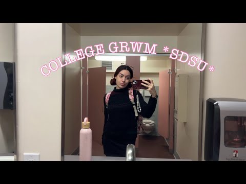 GRWM for school as a senior in college