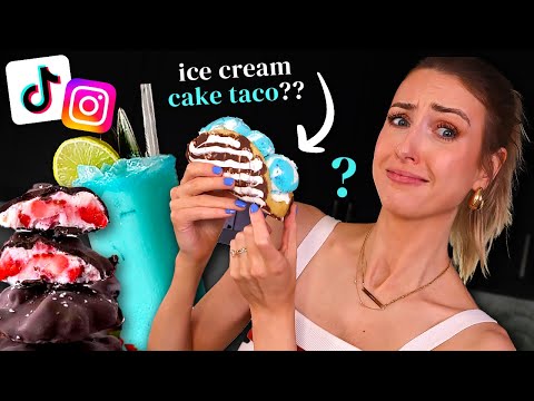 i tried VIRAL RECIPES off INSTAGRAM & TIKTOK... what's ACTUALLY good??