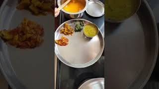 one of the maharashtrian thali #food #hindivlog #pune #maharashtrianfamilyvlog