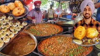 daljit dosanj ka Favourite Bhature Chole | Ludhiana Street food