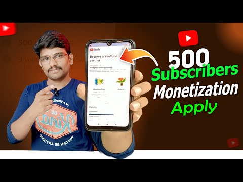 How to Apply Monetization on Youtube 500 Subscribers | How to Apply 500 Subscribers Monetization