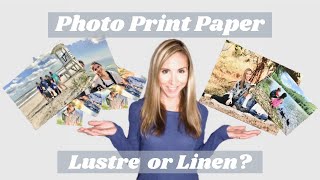 Lustre & Linen Photo Paper Finish | Nation’s Photo Lab Review | Ordering Prints and Die Cut Wallets