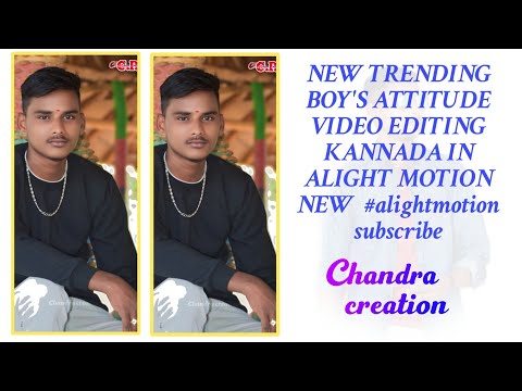 NEW TRENDING BOY'S ATTITUDE VIDEO EDITING KANNADA IN ALIGHT MOTION NEW  #alightmotion subscribe