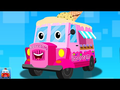 Ice Cream Truck Song + More Car Cartoon Videos for Toddlers