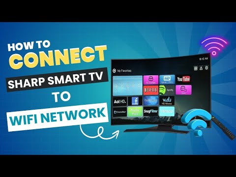 WIRELESSLY CONNECT Your Sharp Smart TV to WiFi NOW!