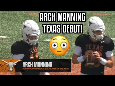 Arch Manning TEXAS ‘DEBUT’ FULL highlights 🔥 Texas Spring Game 2023 Orange Vs White highlights