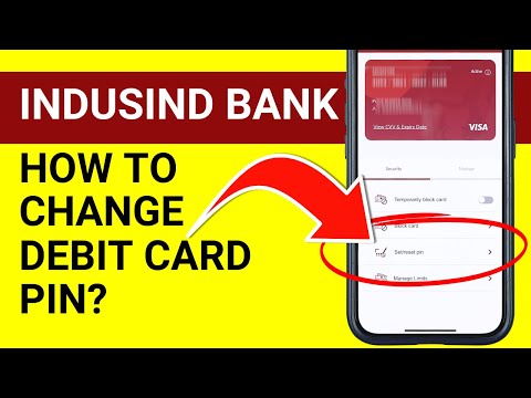 Indusind Debit Card PIN Forgot - How to Change Debit Card PIN in Indusind bank App?