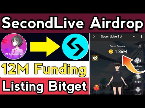 Second live Airdrop listing date || Secondlive Airdrop Withdrawal update | Second live update today