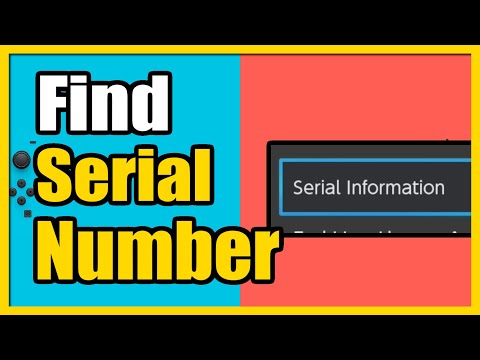 How to Find the Serial Number on Nintendo Switch (System Settings)