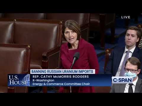 McMorris Rodgers on Banning Russian Uranium Imports