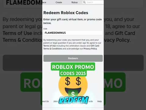 NEW ROBLOX FREE PROMO CODES 2025 😱 #roblox