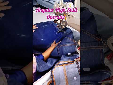 Back Pocket Join DN-Ang High Skill Operator #highskill #sewing #sew #shorts #feeds